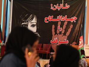 Taliban forces forcing young girl for marriage.