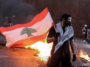 Thousands protest calling for justice for victims of port blast