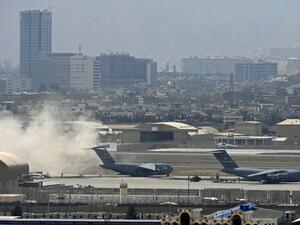 rockets were fired but intercepted via defense systems installed at the Kabul airport