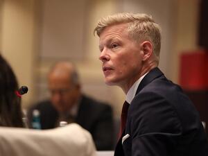 Swedish diplomat Hans Grundberg 