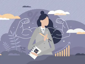 Powerful business female