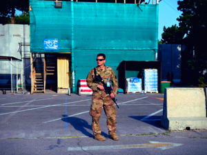 US solider in Kabul
