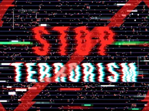 stop terrorism sign