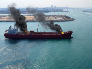 Oil tankers attacked in the Gulf