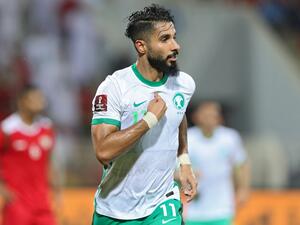 صالح الشهري يحتفل بهدفه