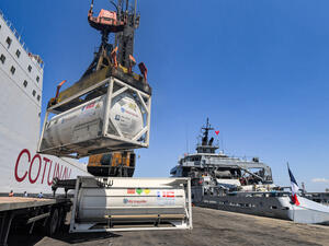 Oxygen tanks arrived to Tunis