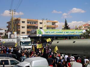 Iranian fuel shipments imported by the pro-Iranian Hezbollah movement constitute a breach of Lebanon’s sovereignty