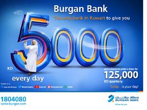 Burgan Bank Announces Names Of The Daily Lucky Winners Of Yawmi Account Draw
