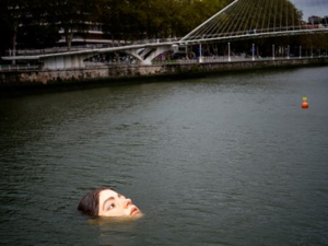 ‘Drowning Girl’ Sculpture by Ruben Orozco Loza 
