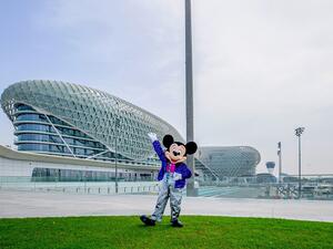 Spotted: Star Of Disney On Ice Mickey Mouse Soaks Up The Sights On Yas Island