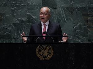 Iraqi President Salih tells UNGA: ‘Corruption and terrorism work in tandem’