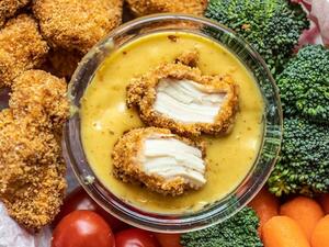 قطع الدجاج المقرمشة بالتوابل