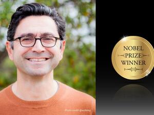 Nobel Prize For AUB Alumnus And Former Student Ardem Patapoutian And President Fadlo Khuri Congratulates Him   