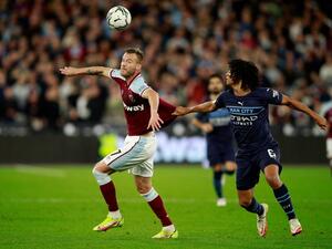 ويست هام يتغلب على مانشستر سيتي بركلات الترجيح (المصدر: حساب ويست هام الرسمي على تويتر)