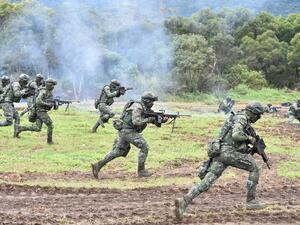 Taiwan's president becomes first to reveal US troops are on the island to train military forces amid China threat