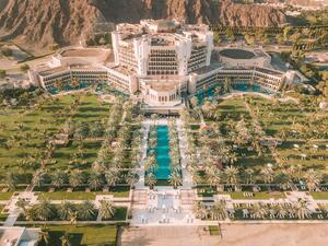 Al Bustan Palace, a Ritz-carlton Hotel Celebrates Double Win at World Travel Awards 2021 