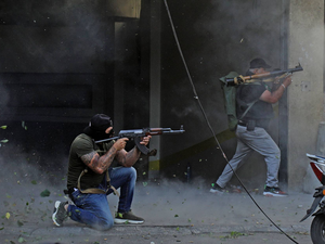 Fighting in Beirut 