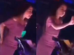 Viral video showing a young girl dancing in a nightclub