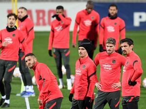 أتلتيكو مدريد مستعد لمواجهة ميلان اليوم