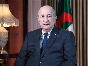 الرئيس الجزائري عبد المجيد تبون