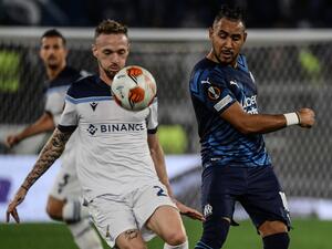 لقطة من المواجهة الماضية بين مرسيليا ولاتسيو