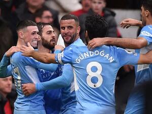 سيتي يحقق فوزاً سهلاً على مانشستر يونايتد