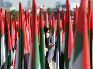 Residents in the country celebrate Flag Day