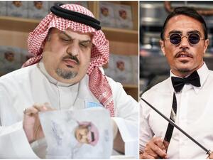 الأمير عبدالرحمن بن مساعد والشيف نصرت