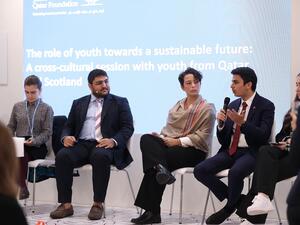Youth From Qatar Drive Home the Need for Climate Education at Cop26