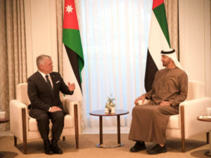 Jordan King holds talks with Abu Dhabi crown prince