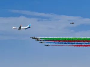 فلاي دبي تشارك في عرض جوي خاص في معرض دبي للطيران