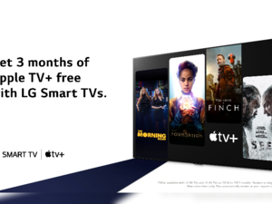 LG To Offer Customers Apple TV+ Three Month Trial