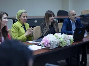 طلبة التصميم الداخلي في جامعة أبوظبي يستعرضون مهاراتهم في مشروع واقعي