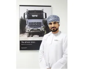 أحمد الرحبي مديرعام لمبيعات المركبات التجارية في مرسيدس-بنز عُمان 