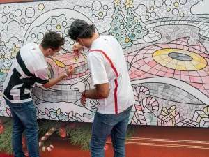 Ferrari World Abu Dhabi Welcomes Formula 1 Drivers Charles Leclerc and Carlos Sainz Jr.