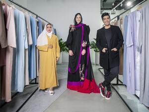 Etihad Brings Together Emirati and Indian Celebrity Fashion Designers To Create the Abaya Saree