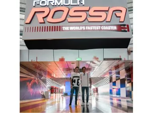 Ferrari World Abu Dhabi Welcomes Formula 1 Drivers Charles Leclerc and Carlos Sainz Jr.