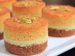 طريقة عمل تشيز كيك البسبوسة