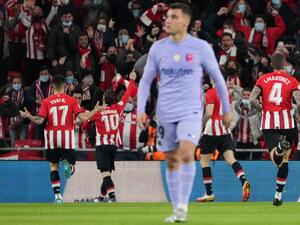 بلباو إلى ربع نهائي كأس الملك بعد الفوز على برشلونة