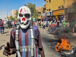 Protester in Sudan 