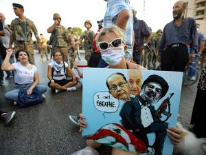 Lebanese President Michel Aoun slammed 