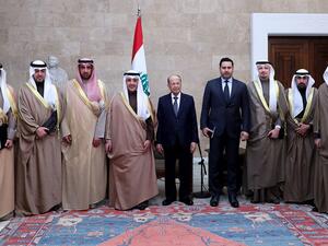  وزير الخارجية الكويتي الشيخ أحمد ناصر المحمد الصباح وصل السبت إلى بيروت