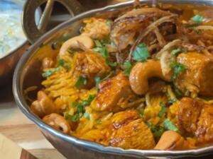 الأرز الكشميري بالدجاج