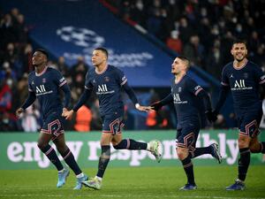 مبابي (وسط) يقود باريس سان جيرمان للتغلب على ريال مدريد