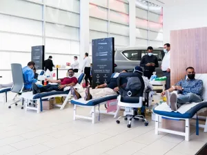 إنفينيتي من العربية للسيارات تنظم حملة ناجحة للتبرع بالدم 