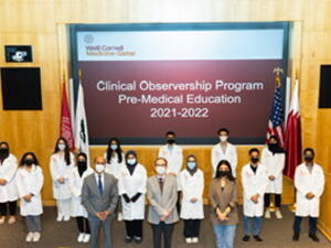 WCM-Q Students Shadow Physicians To Gain Clinical Experience