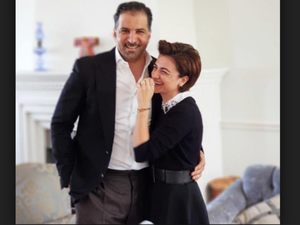 الأميرة الأردنية نور بنت عاصم مع زوجها المهندس عمرو بن فريد زيدان
