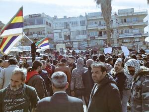 rare protests seen in Syria's Sweida 