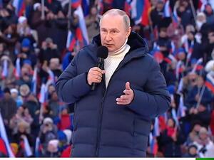 احتفال جماهيري روسي بذكرى ضم القرم