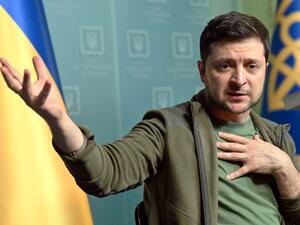 الرئيس الأوكراني فولوديمير زيلينسكي